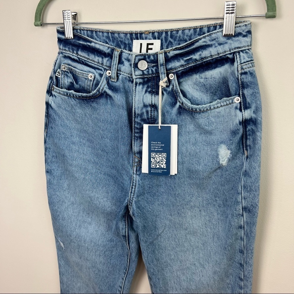 Lovers + Friends Reece High Rise Straight Leg Jeans - Picture 3 of 16